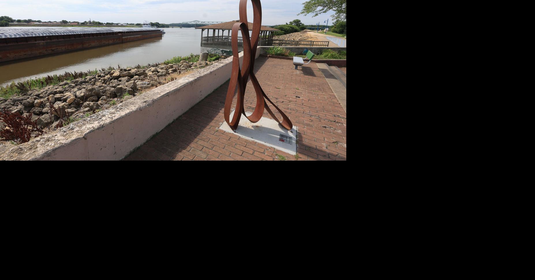 New art installed on Clinton's riverfront