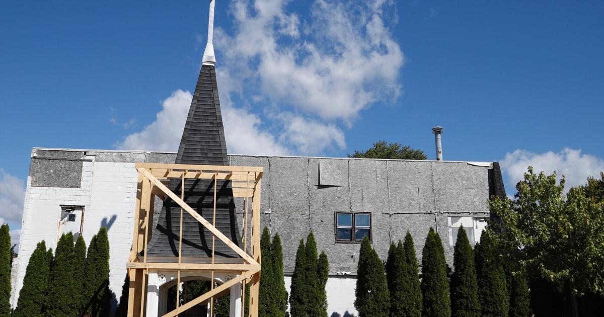 City prepares steeple for move to historical museum | Local News ...