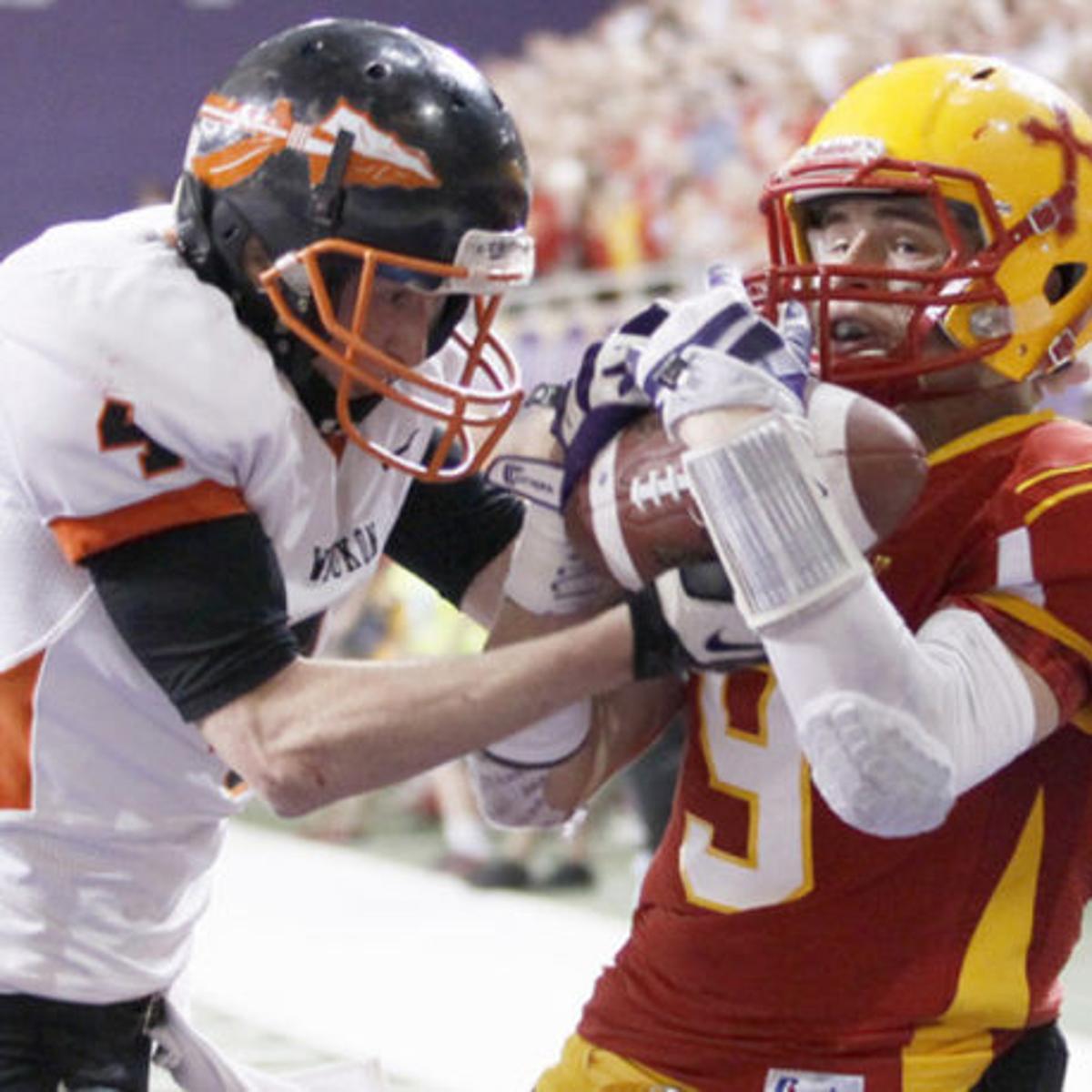 Iowa High School Football Championships Xavier Routedin 4a Title