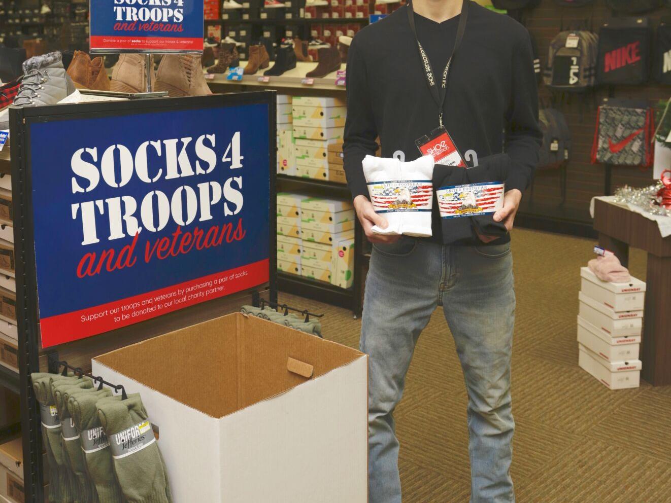 Shoe Sensation requests socks for troops | Local News ...