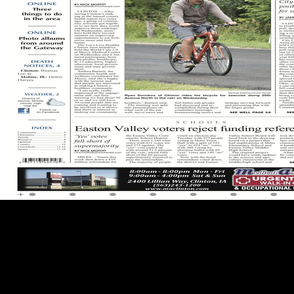 The Front Page | News | clintonherald.com