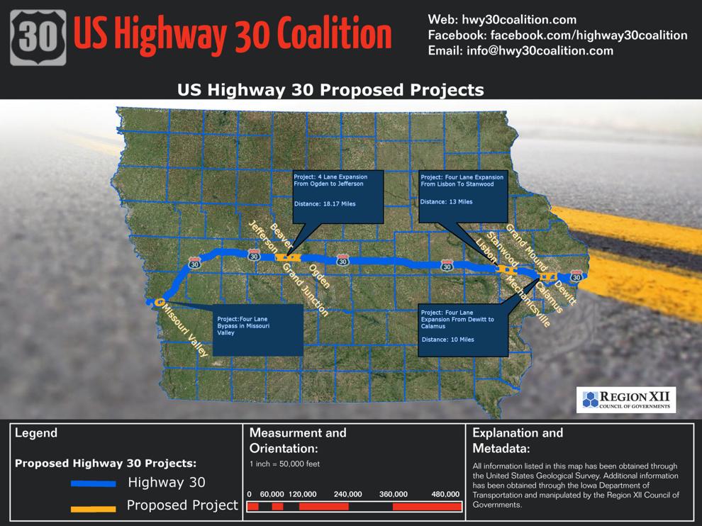 UPDATE 4 fourlane projects designated priority by Iowa Transportation