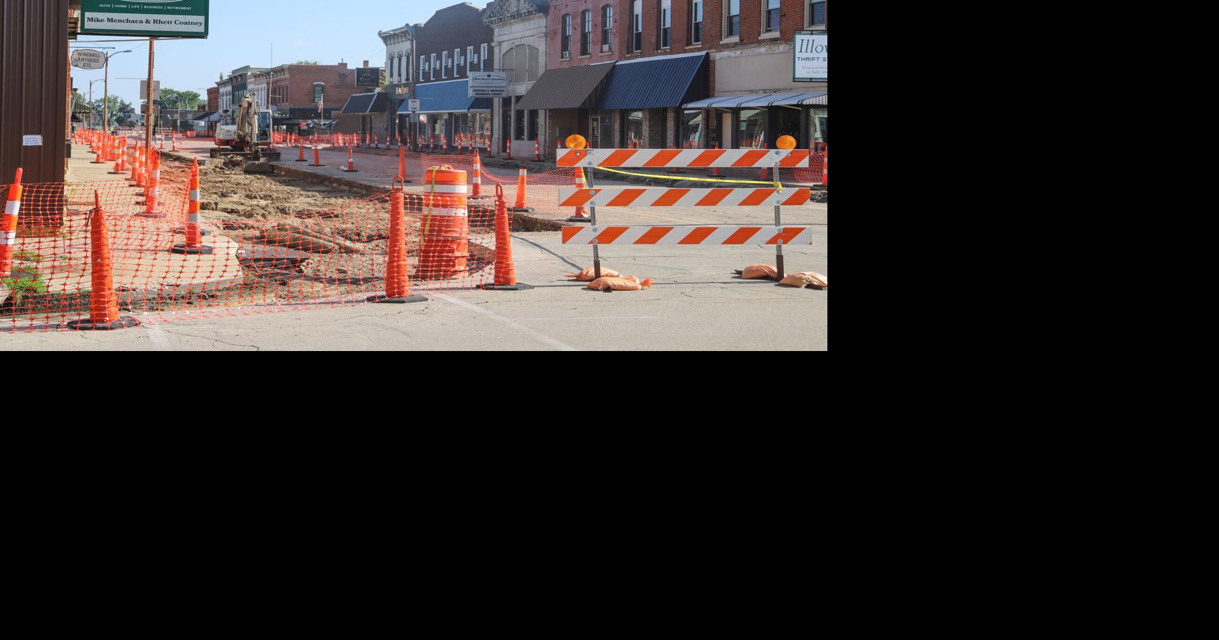 Fulton business reopens in downtown construction