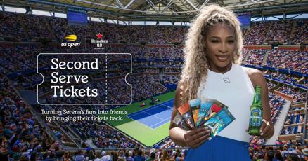 HEINEKEN® 0.0 VUELVE A PONER EN JUEGO LAS VIEJAS ENTRADAS DE SERENA WILLIAMS PARA EL US OPEN