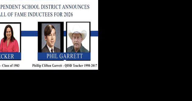 Quinlan ISD names 2026 Hall of Fame inductees