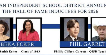 Quinlan ISD names 2026 Hall of Fame inductees
