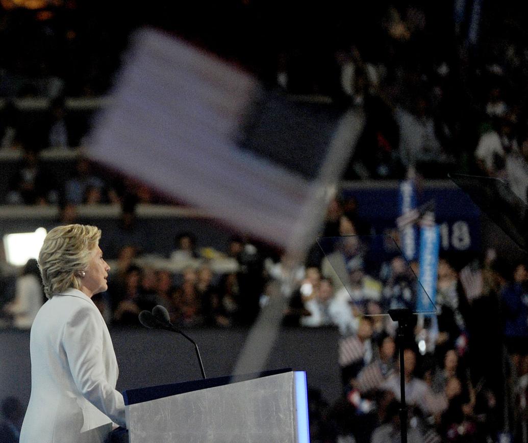 Hillary Clinton at the Democratic National Convention ...