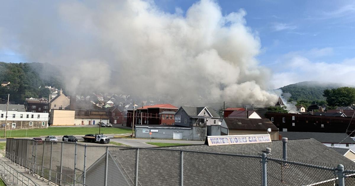 Two-story structure in East Conemaugh destroyed by fire