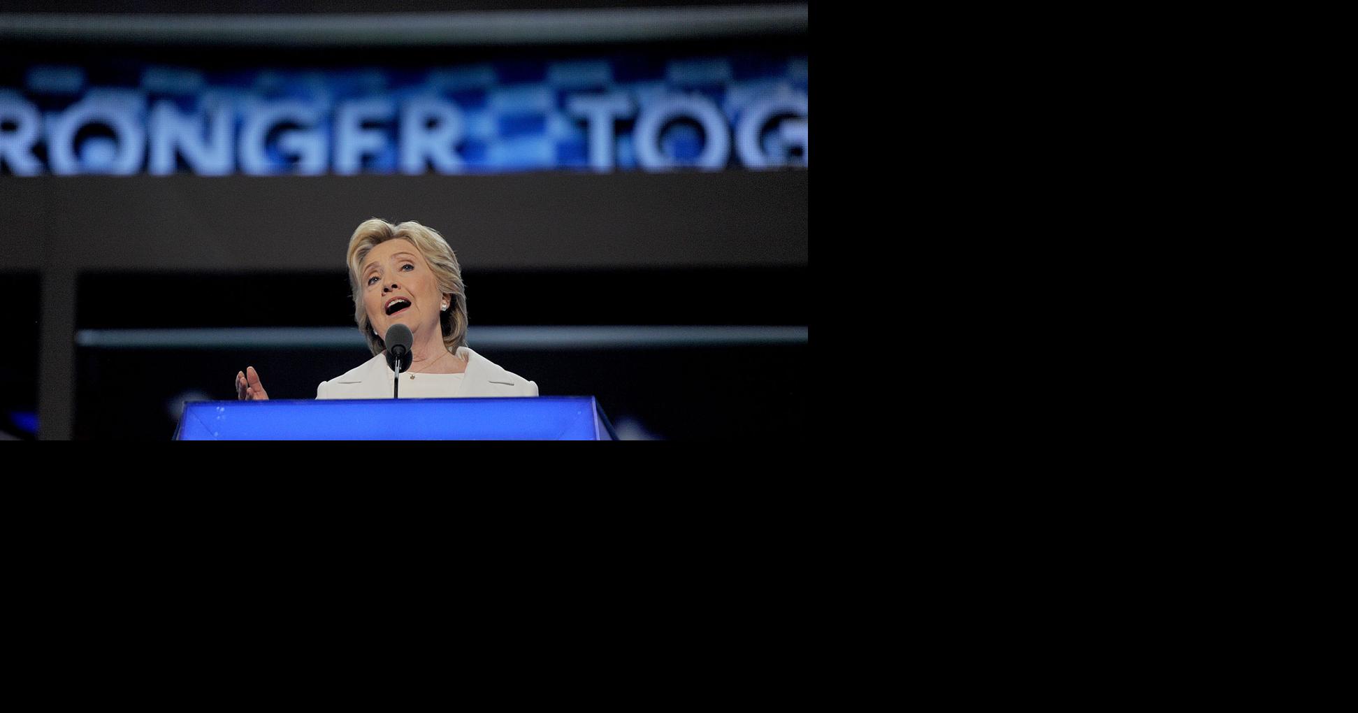 Photos Hillary Clinton Accepts Democratic Nomination Makes History Cnhi