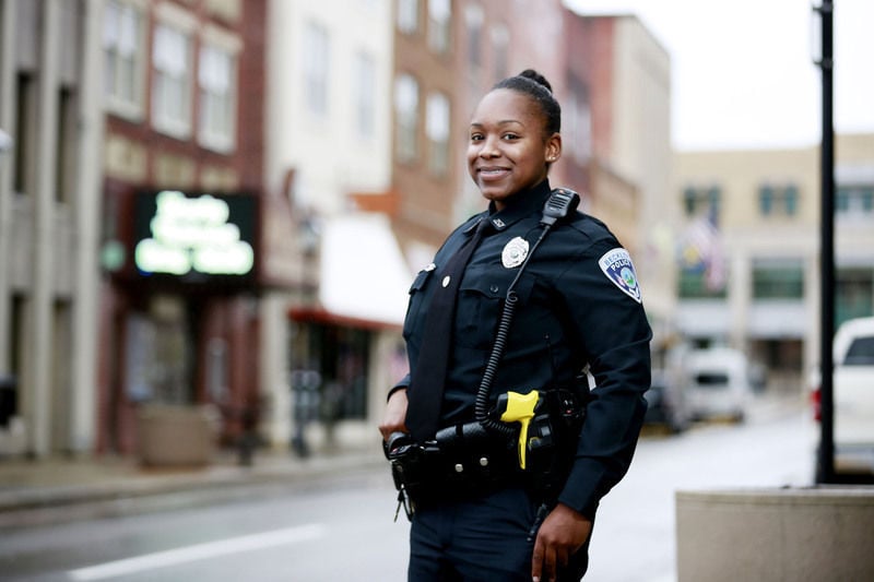 Black Police Woman Telegraph