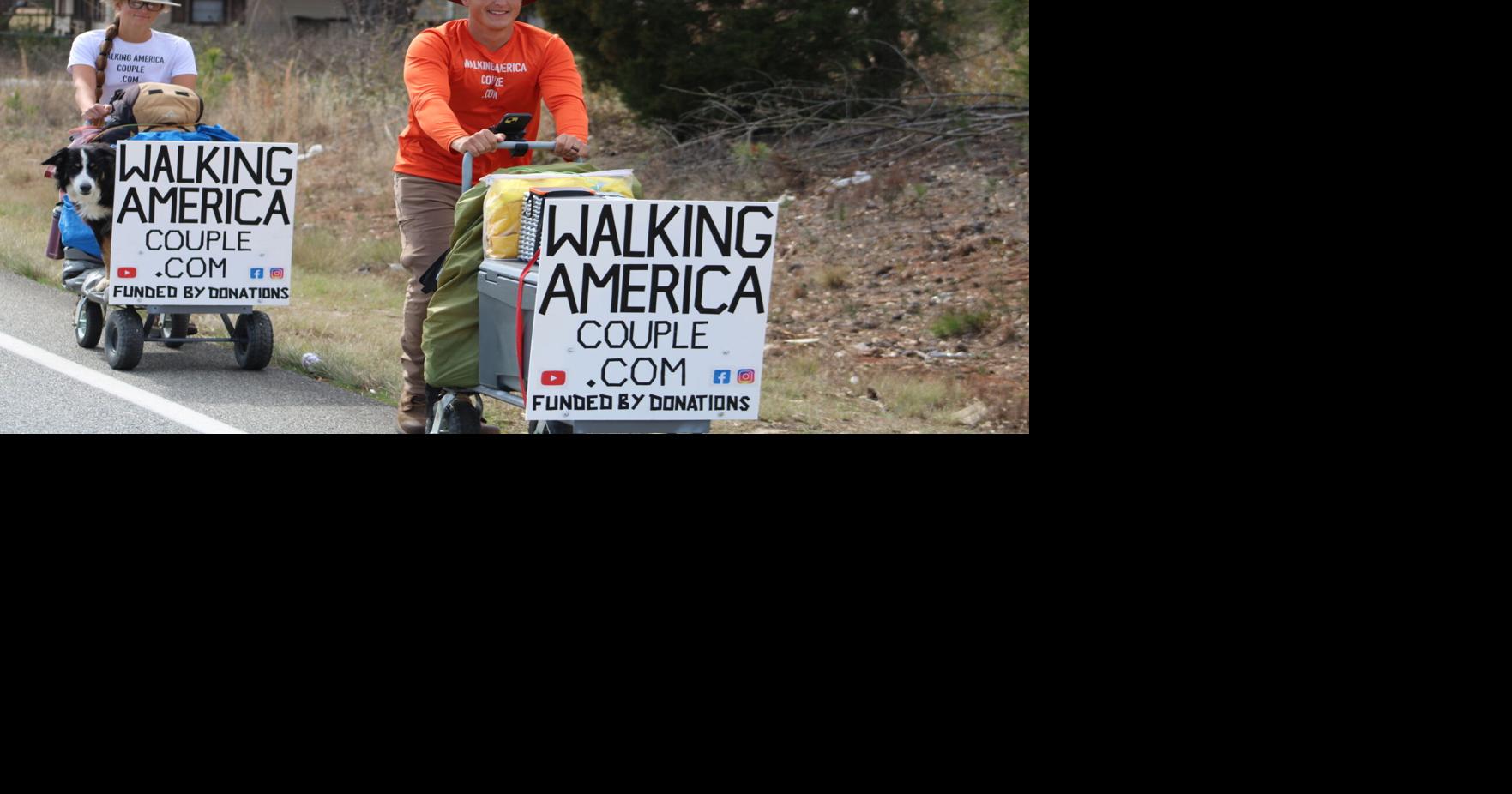 ‘Walking America Couple’ comes through Georgia | CNHI | cnhinews.com