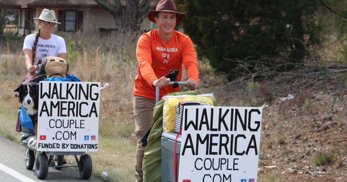 Paige Roust ‘Walking America Couple’ comes through Georgia | CNHI | cnhinews.com