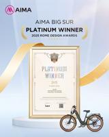 Honor Witnesses Strength: AIMA Technology's BIG SUR Series Electric Bikes Win Platinum Award at the 2025 Rome Design Awards