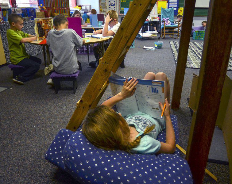 In a new kind of classroom, no desks, no chairs and more choices CNHI