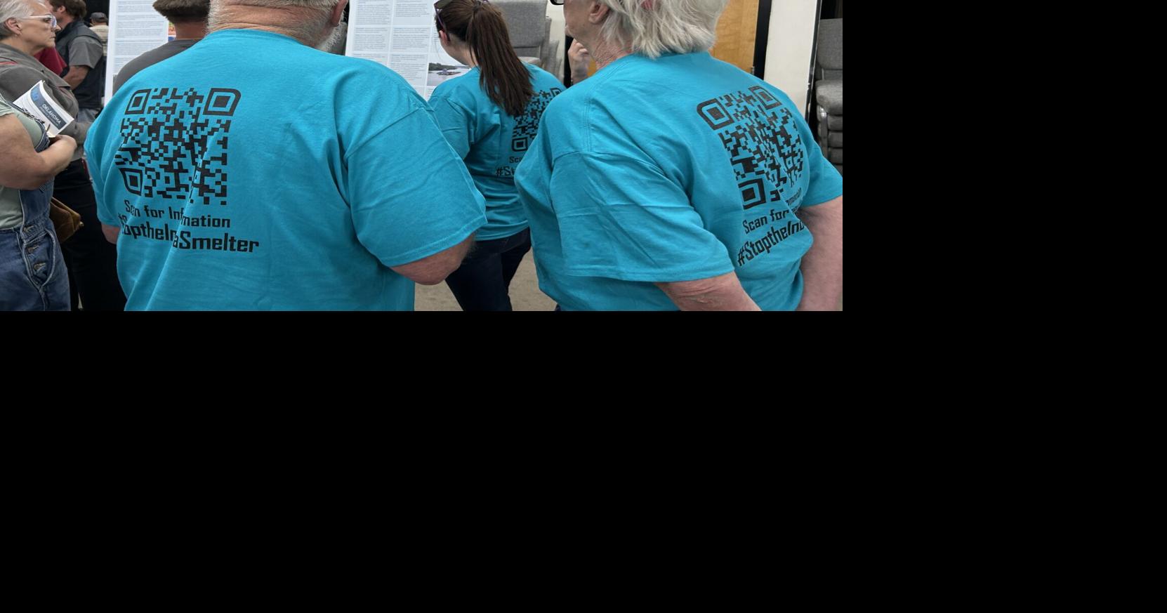 Aluminum companies hold community open house on project; scores on hand to protest