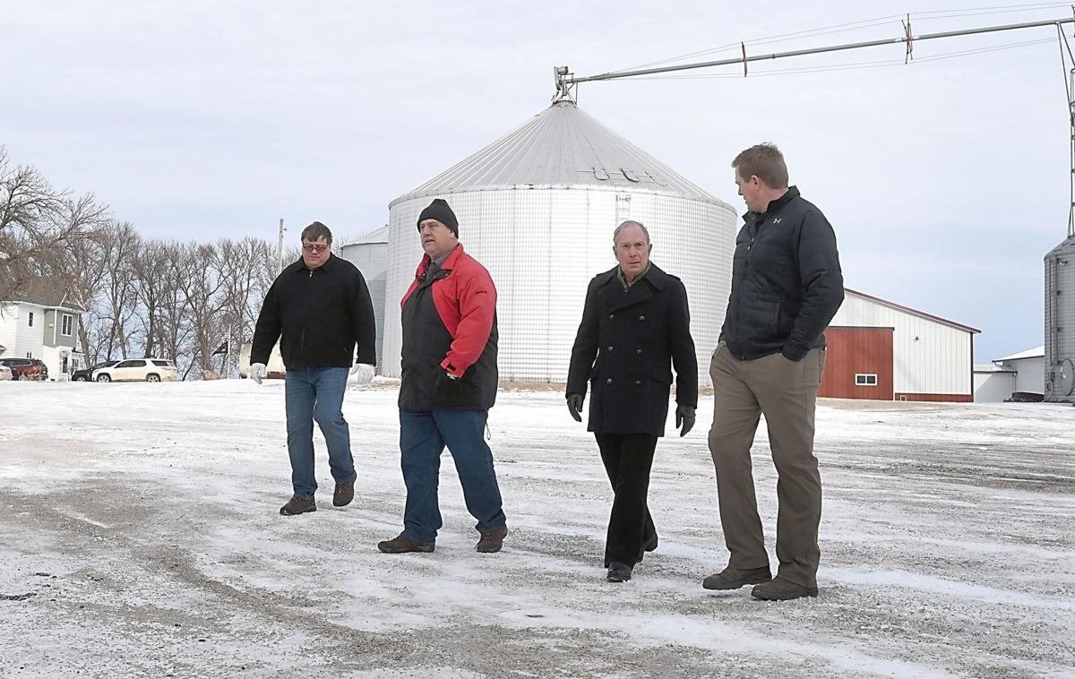 Presidential candidate Bloomberg visits Minnesota farm ...