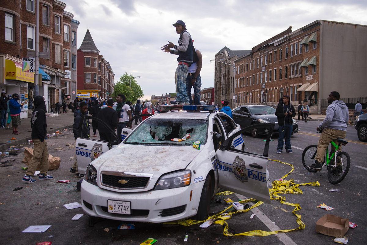 Rioting in Baltimore Gov. Hogan declares emergency, activates National