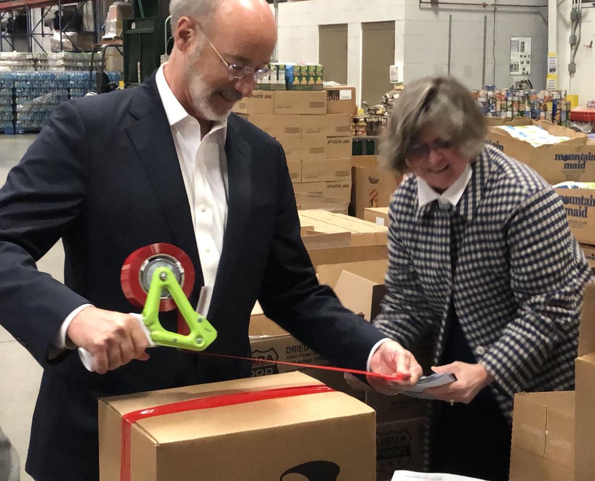 Wolf Begins Holiday By Volunteering At Food Bank Pennsylvania