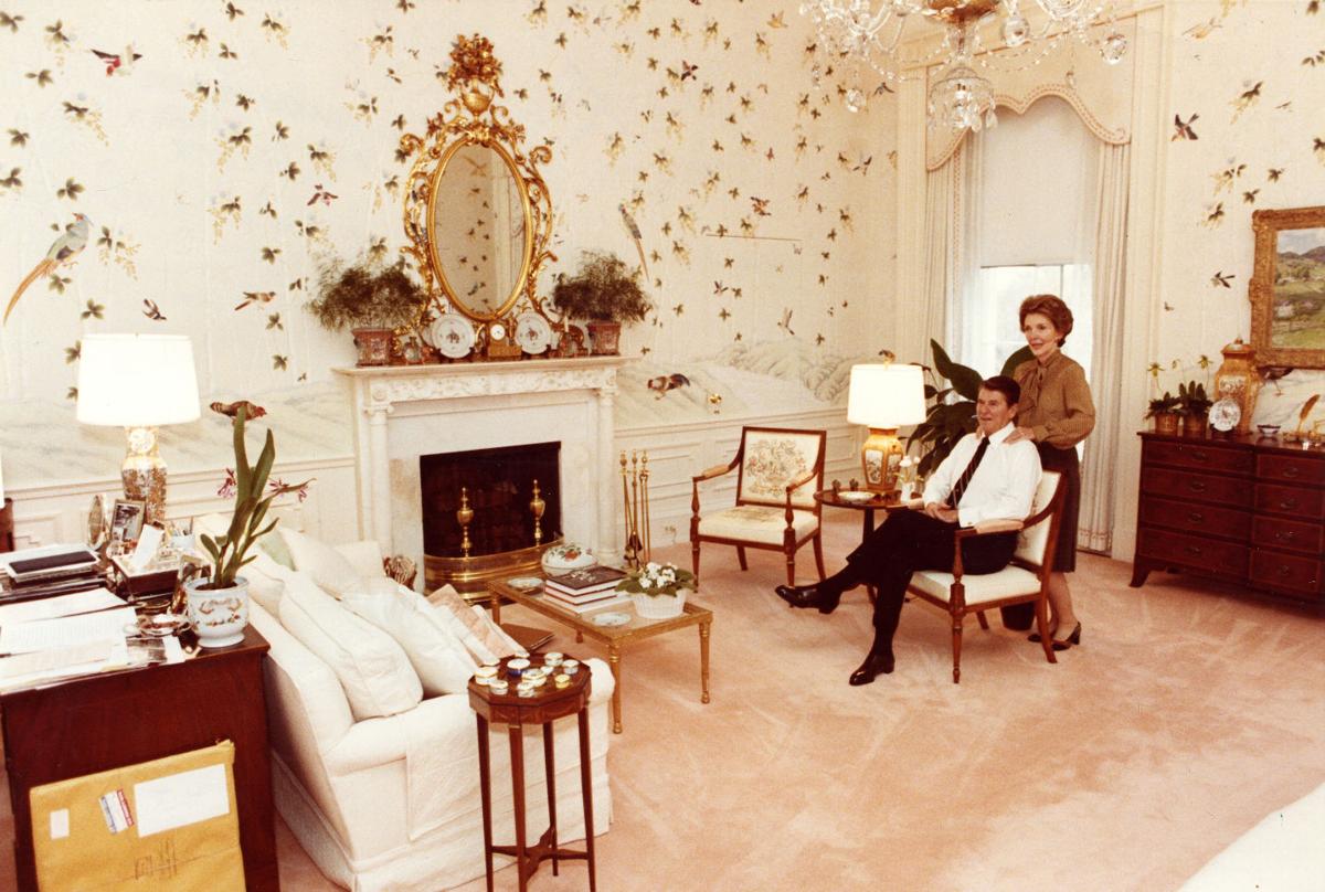 Glamour with a homey touch: How Nancy Reagan decorated the ...