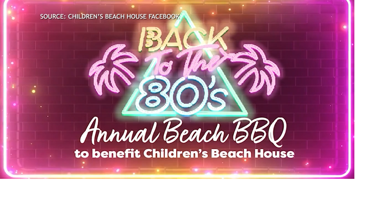 Children's Beach House 80's BBQ Features