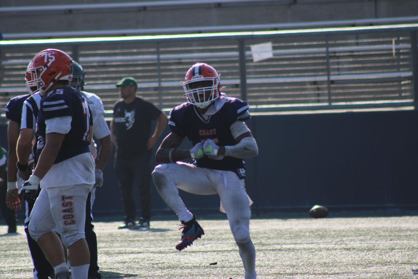Orange Coast College football battens down the hatches for huge win