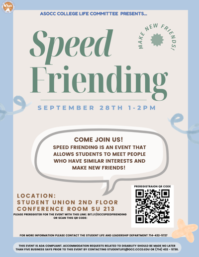 Speed friending: Make new connections fast on Wednesday
