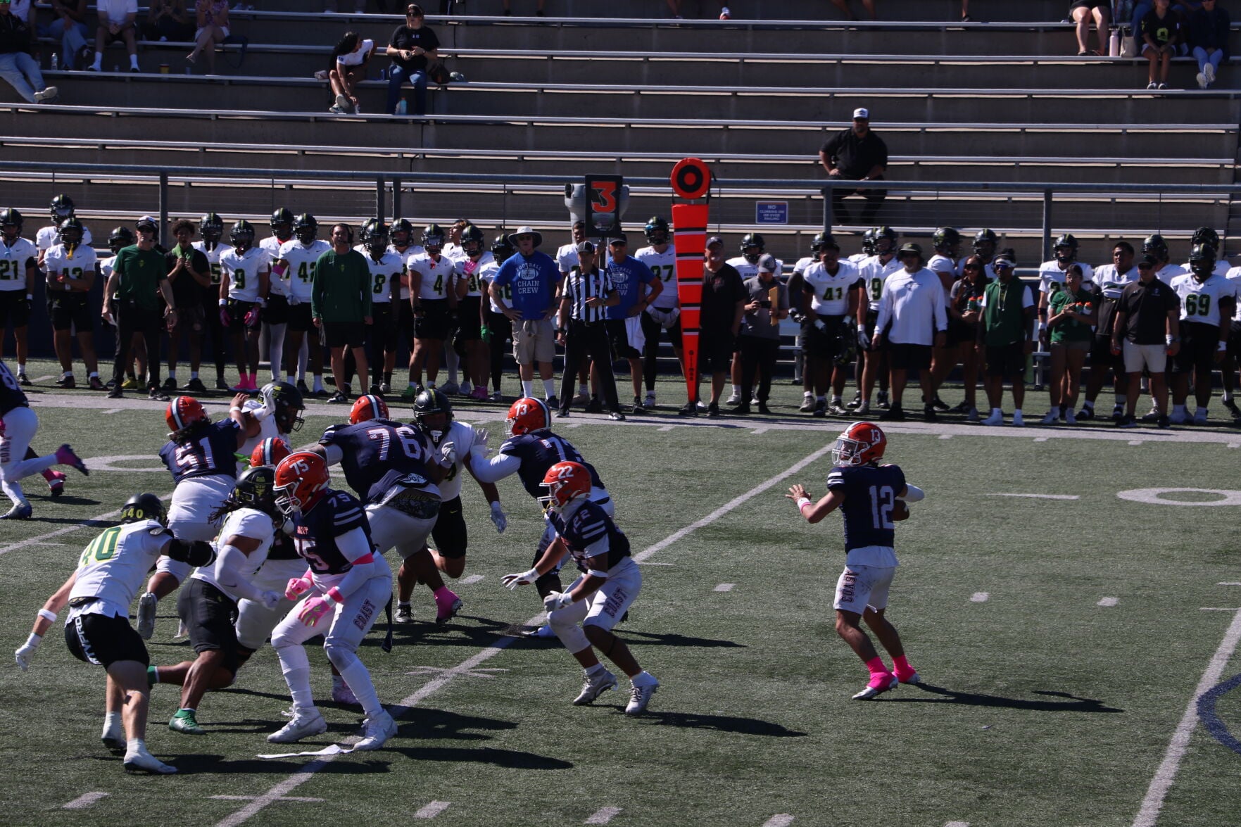 Occ Football Golden West College football routs Orange Coast College in 55th Battle ...