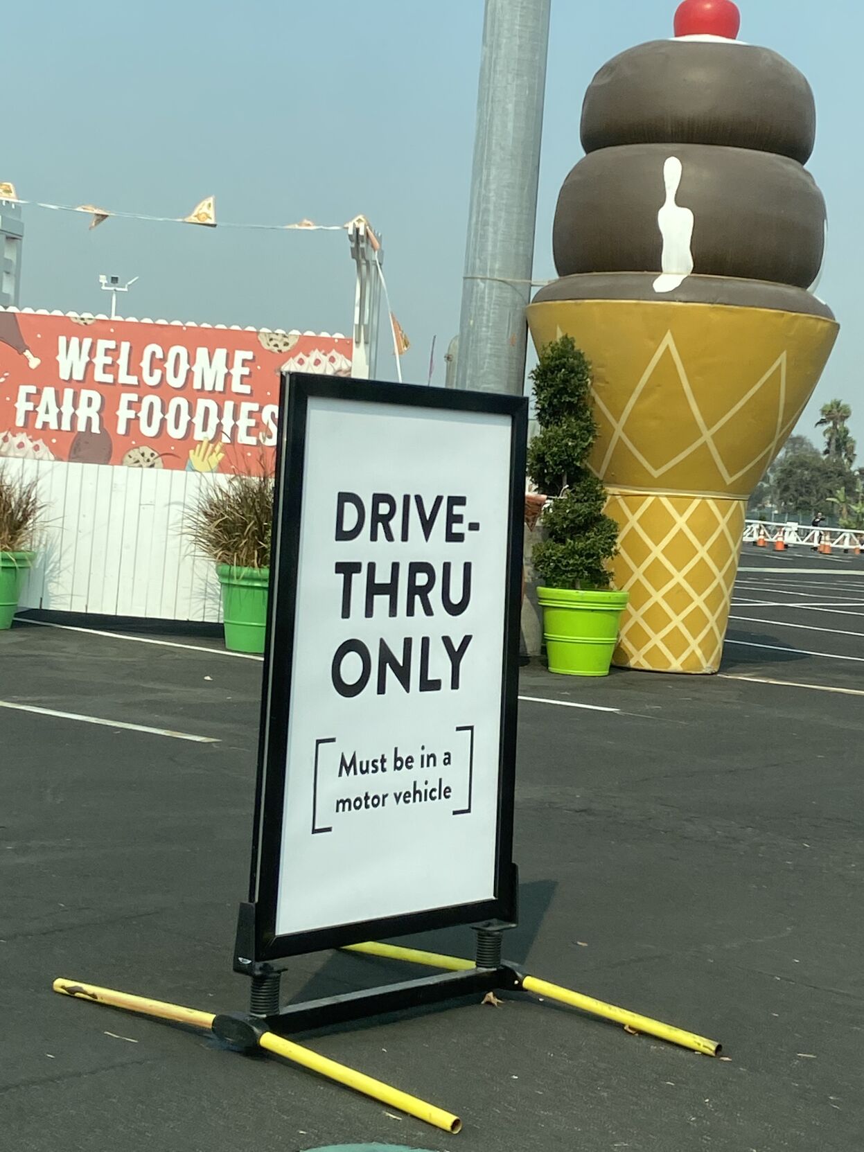 Iconic OC Fair foods available in drivethru format Features