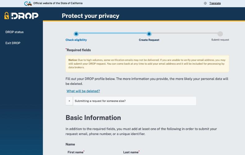 How Californians can use a new state website to block hundreds of data ...