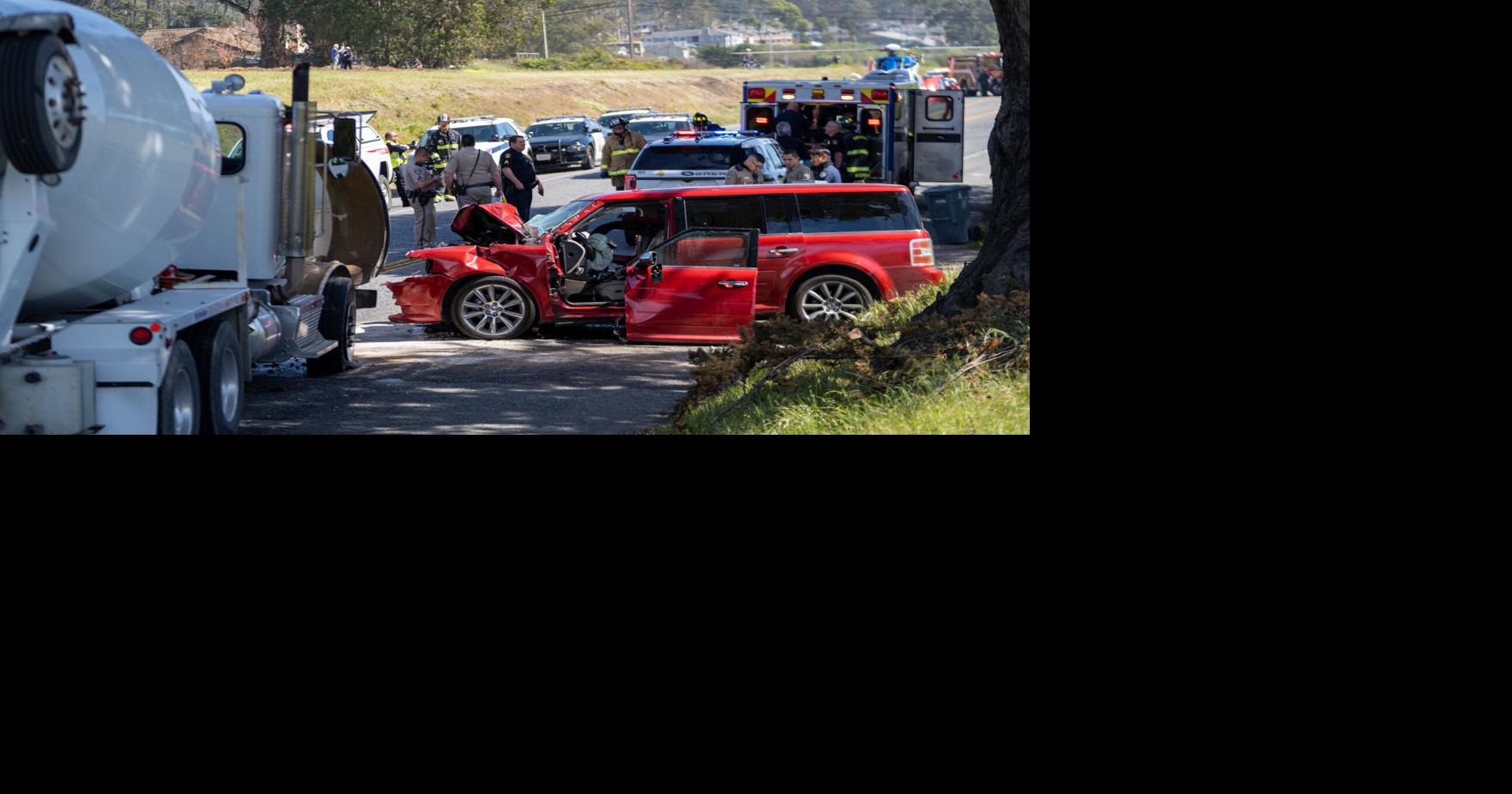 3 taken to hospital in crash, Highway 1 now open | News | coastsidenews.com