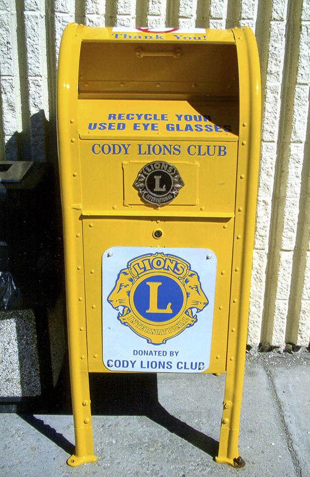 Recycle used eyeglasses at Lions Club dropoff boxes People