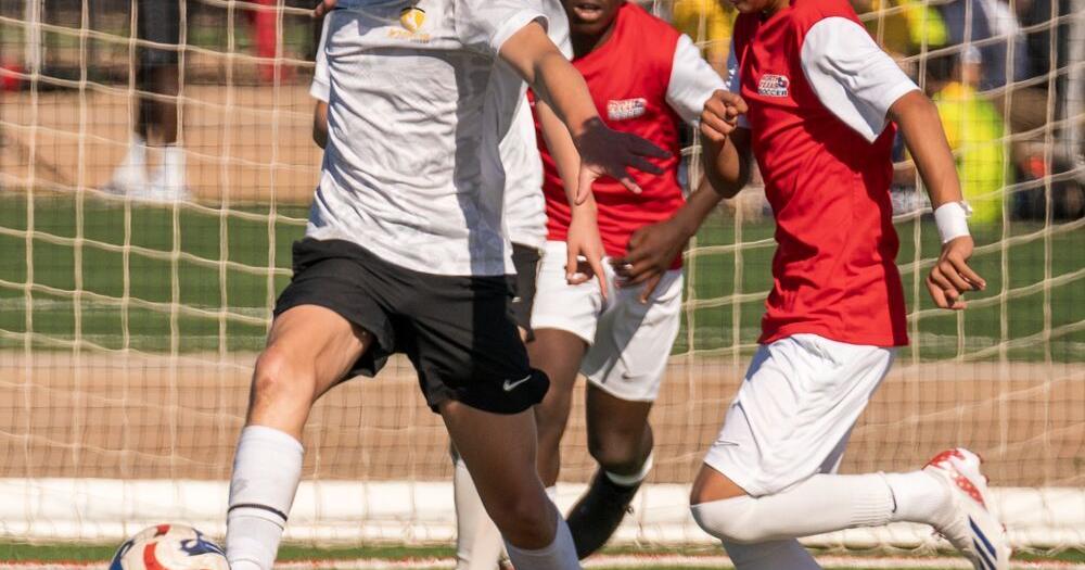 Soccer players compete in Olympic regional