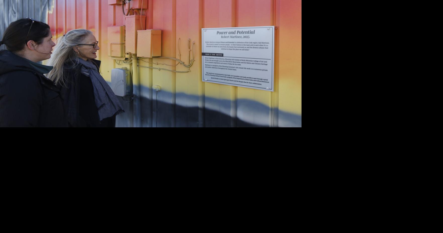 Public art committee unveils second mural