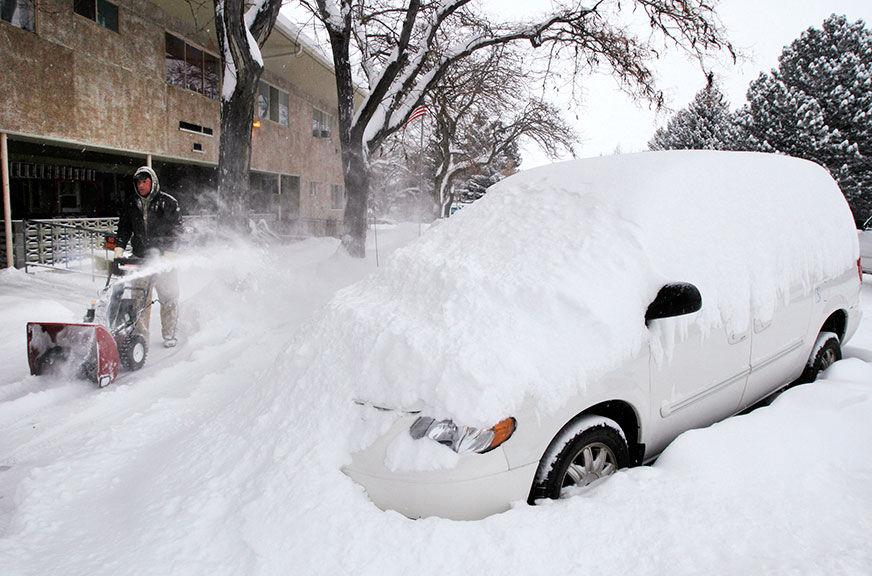 Winter Storm Buries Cody Snowfall Totals Set New Record Local News Codyenterprise Com