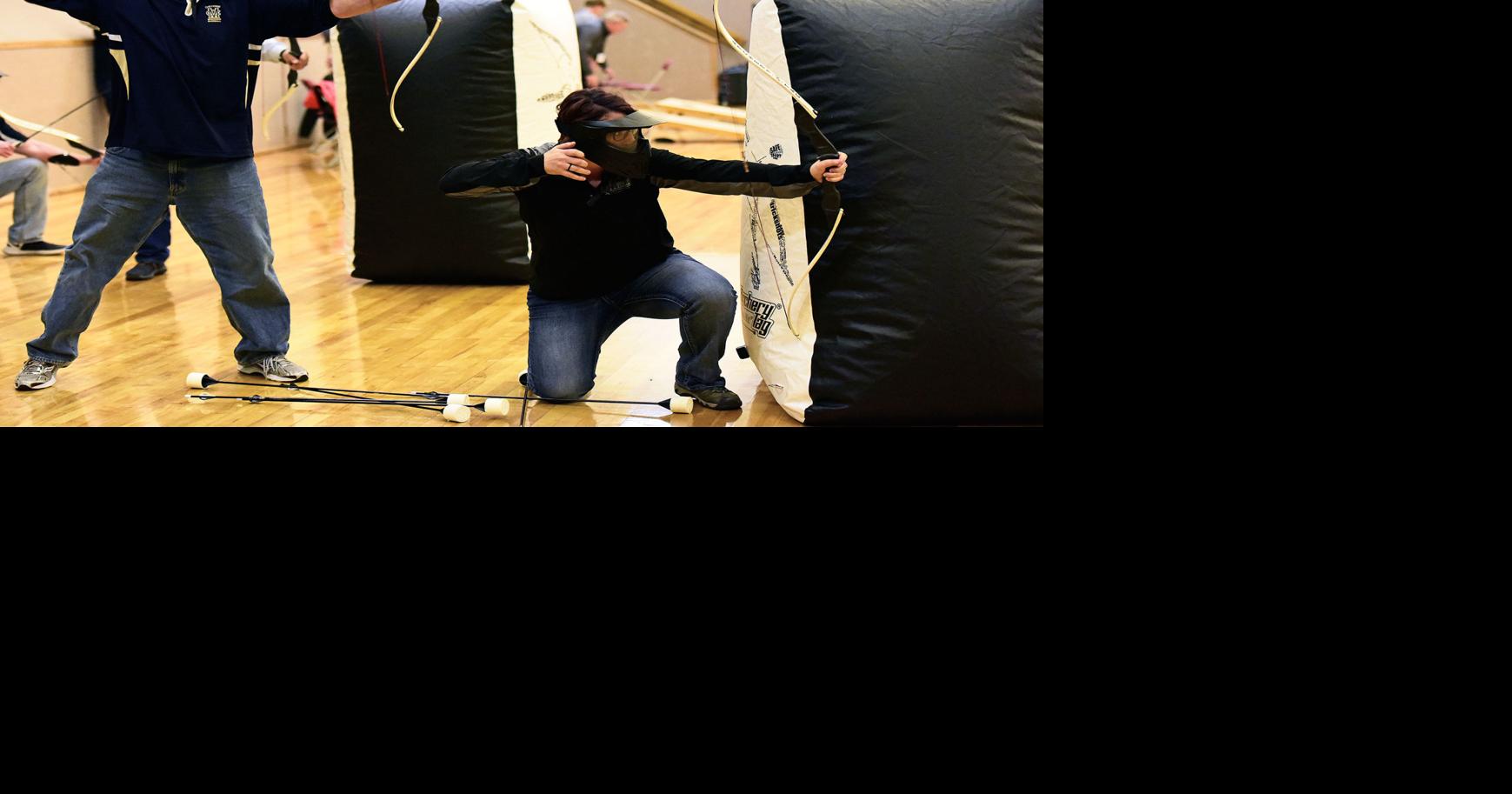 J Bow Tag mix of archery, dodge ball People