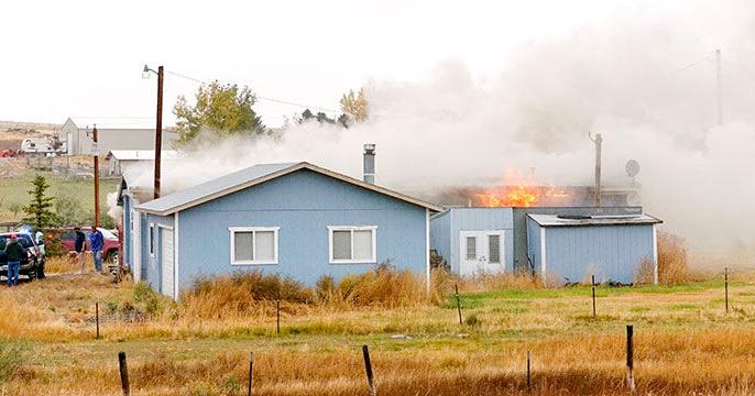 Home deemed total loss after fire | Local News | codyenterprise.com