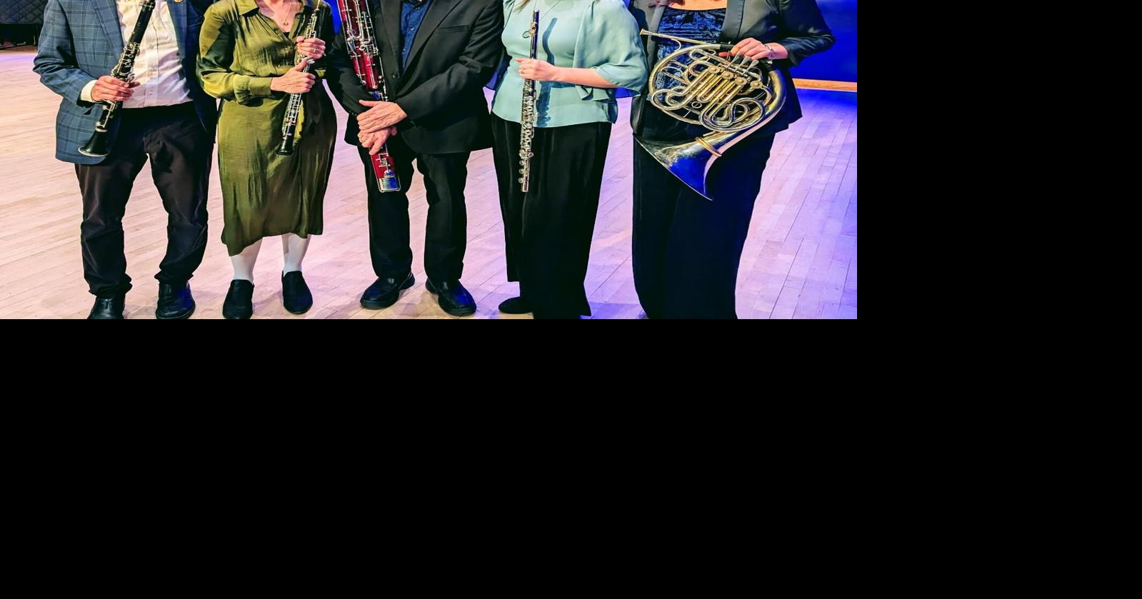 Five woodwind musicians play ‘Around the World’ concert