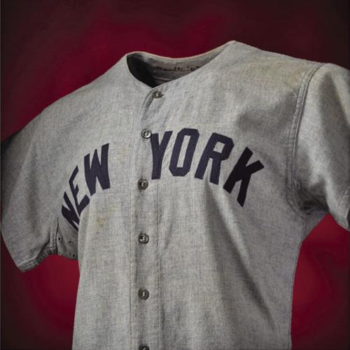 Mickey Mantle Signed Authentic Game Issued New York Yankees Jersey