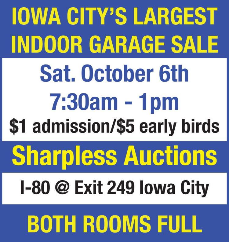 Iowa City S Largest Indoor Garage Sale Auctions Markets Shows