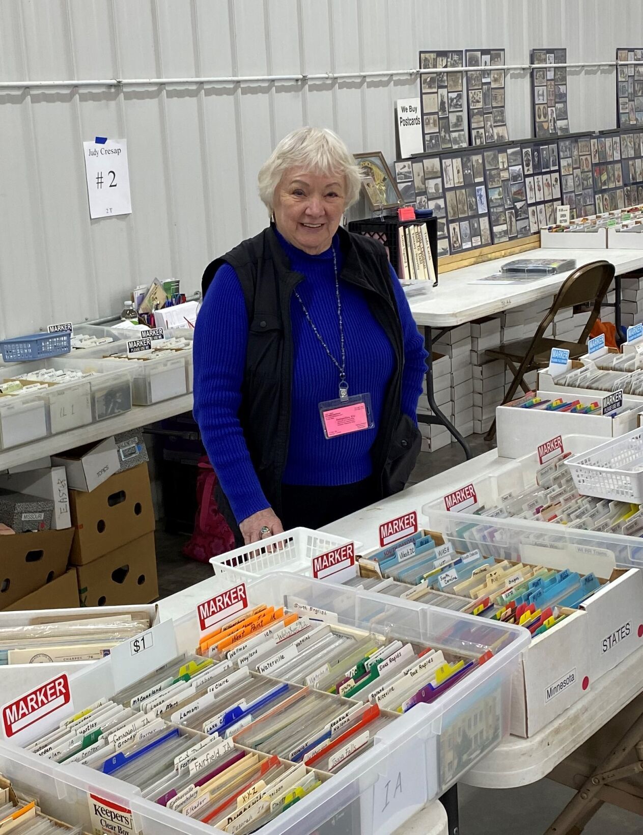 Great success at Iowa City Postcard Stamp Paper Show held in April