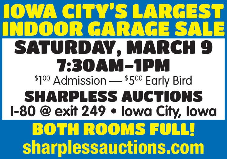 Iowa City S Largest Indoor Garage Sale Auctions Markets Shows