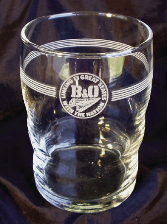 Transportation Collectibles Vintage Libby Pennsylvania Rail Road Dining Car Glass Tumbler