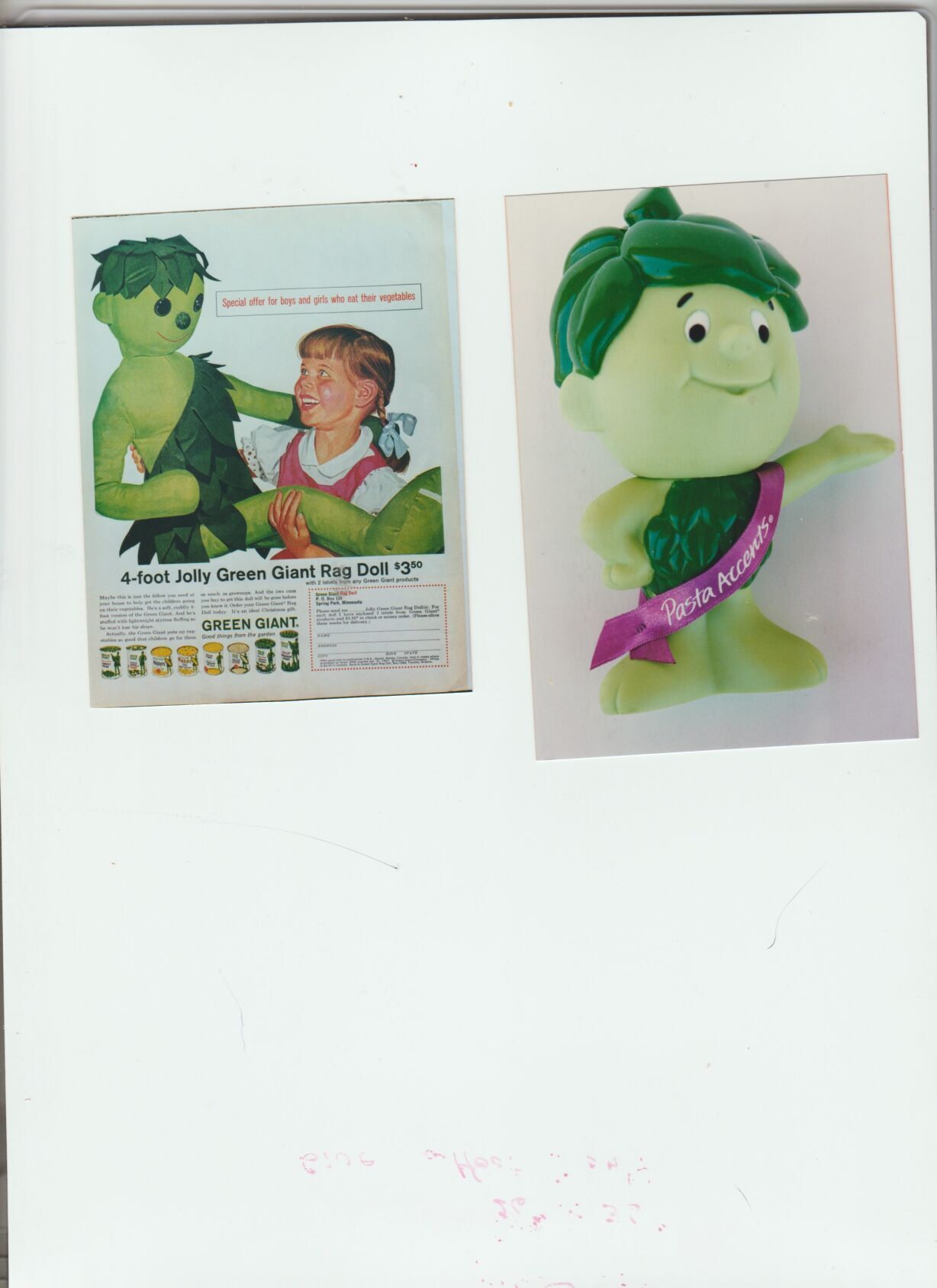 Green giant hot sale doll