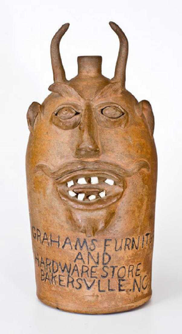 Collectible face jugs Columns