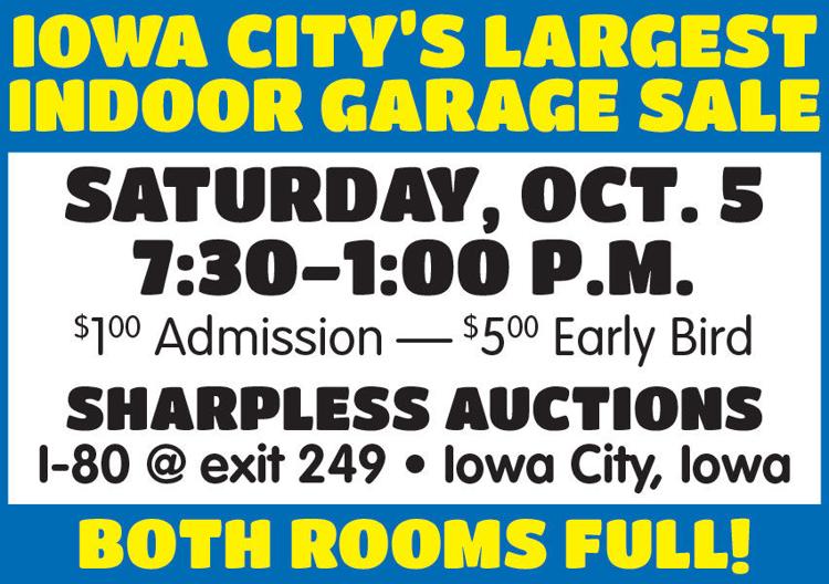 Iowa City S Largest Indoor Garage Sale Auctions Markets Shows