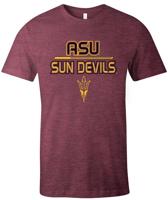 NCAA Reverse Short Sleeve Triblend T-Shirt