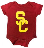 USC Trojans Cardinal Newborn & Infant Silhouette Bodysuit