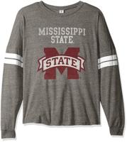 NCAA Women's Betty Long Sleeve Tri-Blend Football Jersey T-Shirt