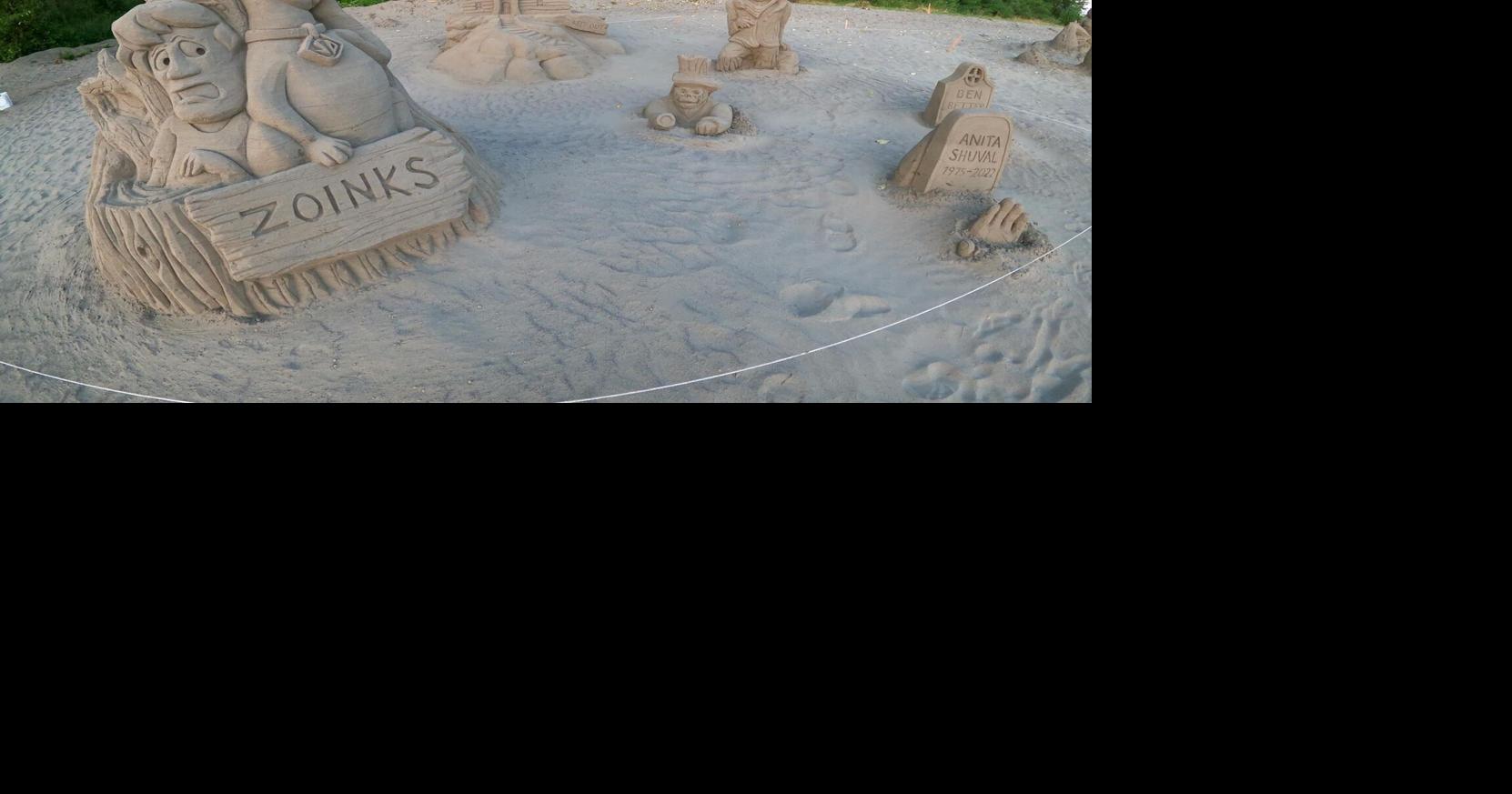 Sand castle enthusiasts, St. Helens' Sand Island is calling your name