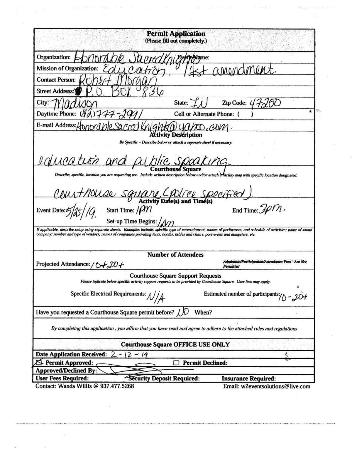 Rally Permit Columbusjewishnews Com
